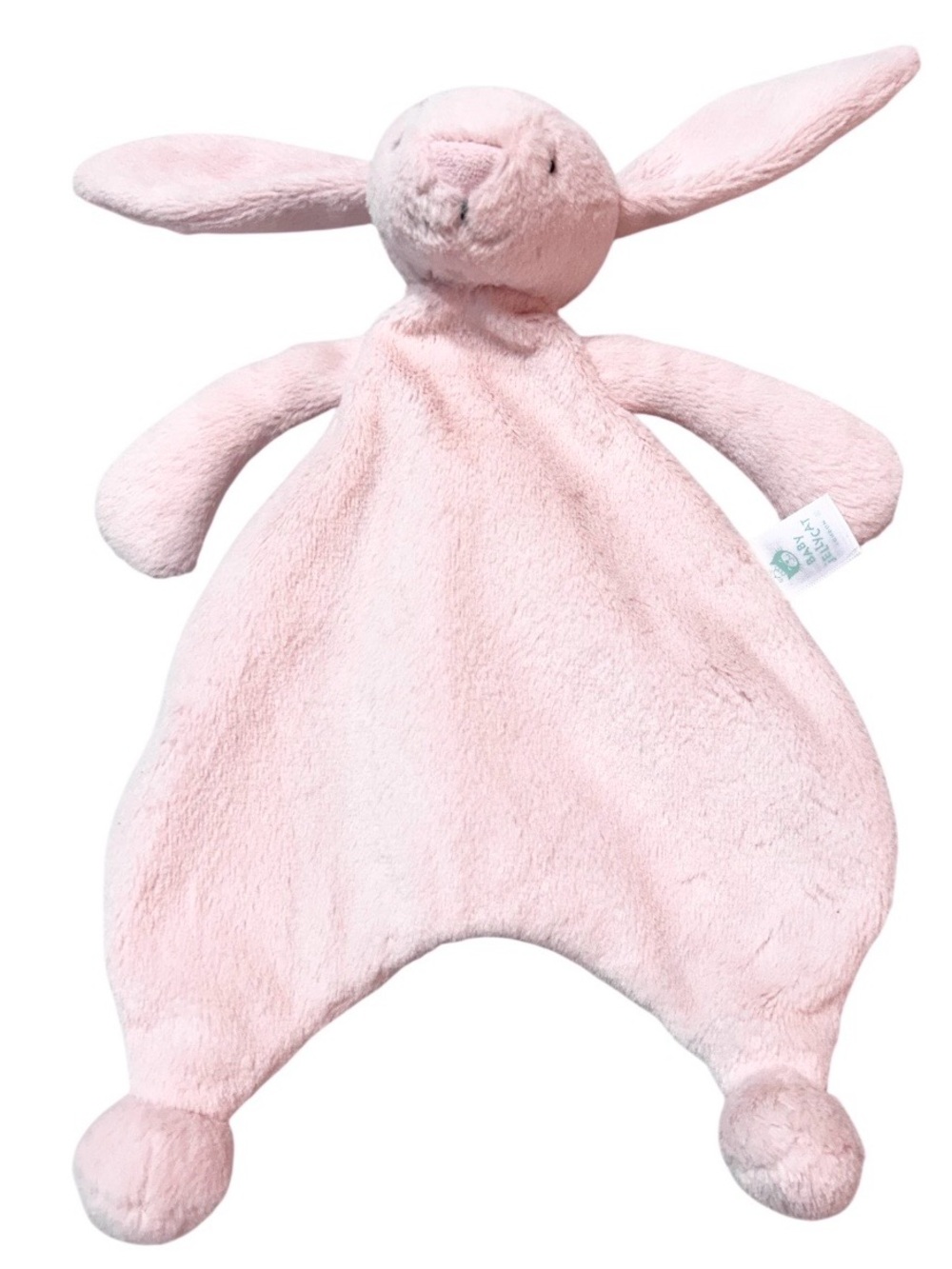 Baby Jellycat Bashful Pink Bunny Comforter Plush Babies Lovey Security Blanket